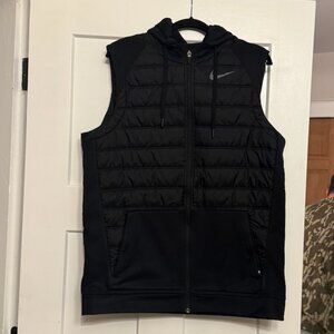 Nike Mens Black Hooded Vest